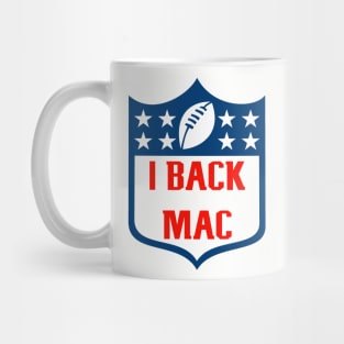 I Back Mac support QB1 Mug